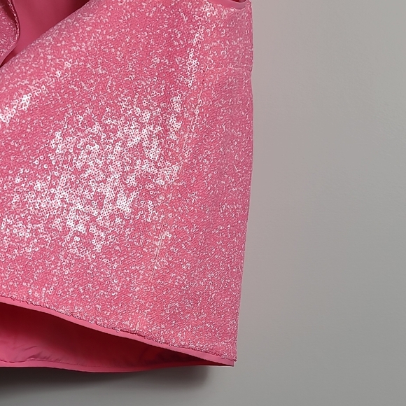 RACHEL ROY Addie Pink And White Speckled Sequin Sleeveless Top Size Medium - Picture 12 of 14